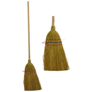 Miotła Sorgo średnia z kijem h:100cm 09-230